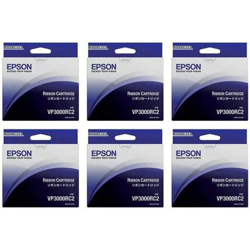EPSON　VP3000RC2　リボンカートリッジ　純正品　6本セット