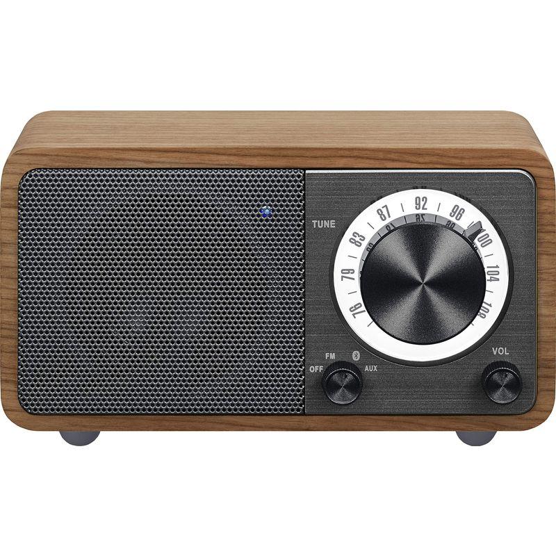 SANGEAN FMラジオ対応 ブルートゥーススピーカー チェリー/ダークグレー WR-301 [Bluetooth対応