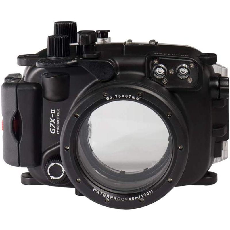 輸入Sea frogs キャノン 130フィート カメラ 水中ハウジング II G7X 40m Mark ダイビング防水ハウジングケース  カメラアクセサリー