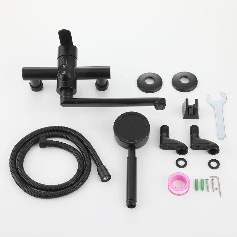 送料無料浴室水栓 Hefo 浴室用水栓 用混合栓 ハンドルシャワー セット