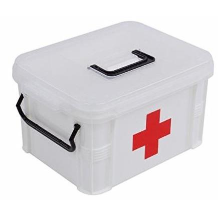 救急箱 超 大容量 L サイズ プラスチック 安い オシャレ オフィス 赤十字 薬局 スポーツ用 保育園 学校 現場 スポーツ おしゃれ おすすめ 会社 職場 Sia037 Sia037 Univarc Shop 通販 Yahoo ショッピング