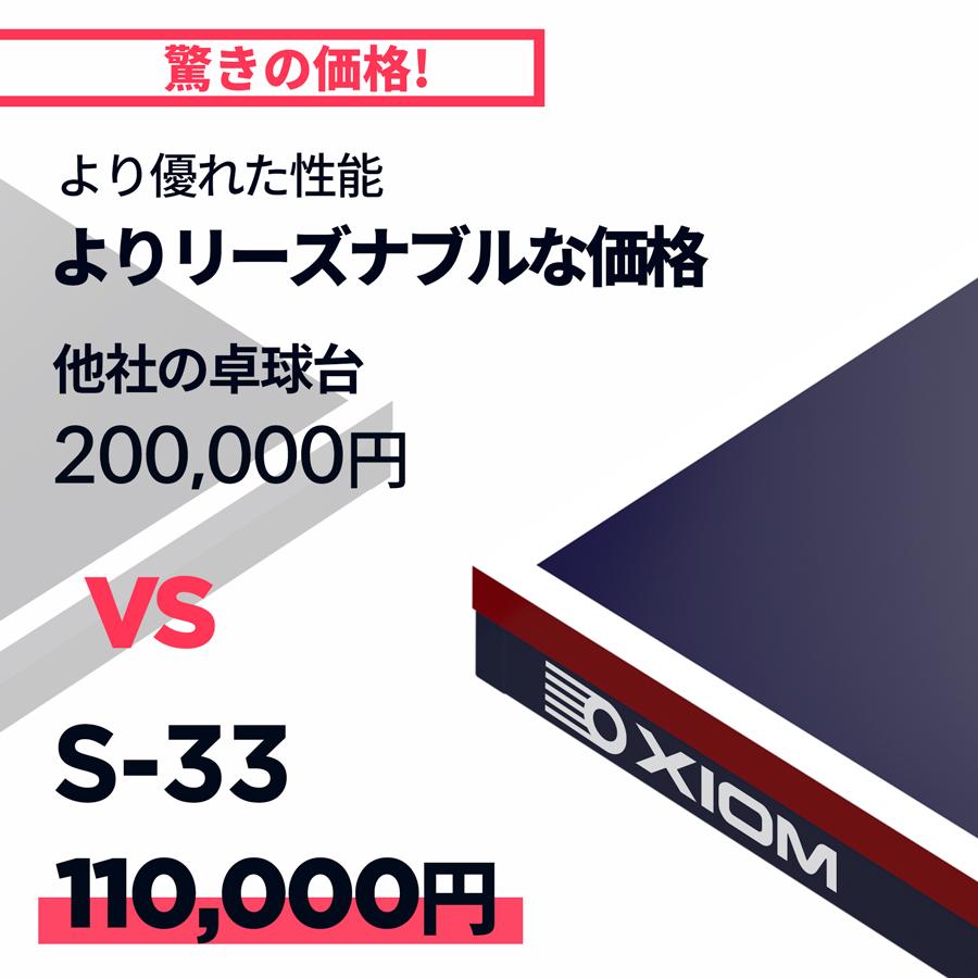 XIOM [XIOM] S-33 国際規格サイズ 卓球台 ピンポン台 卓球 卓球机 