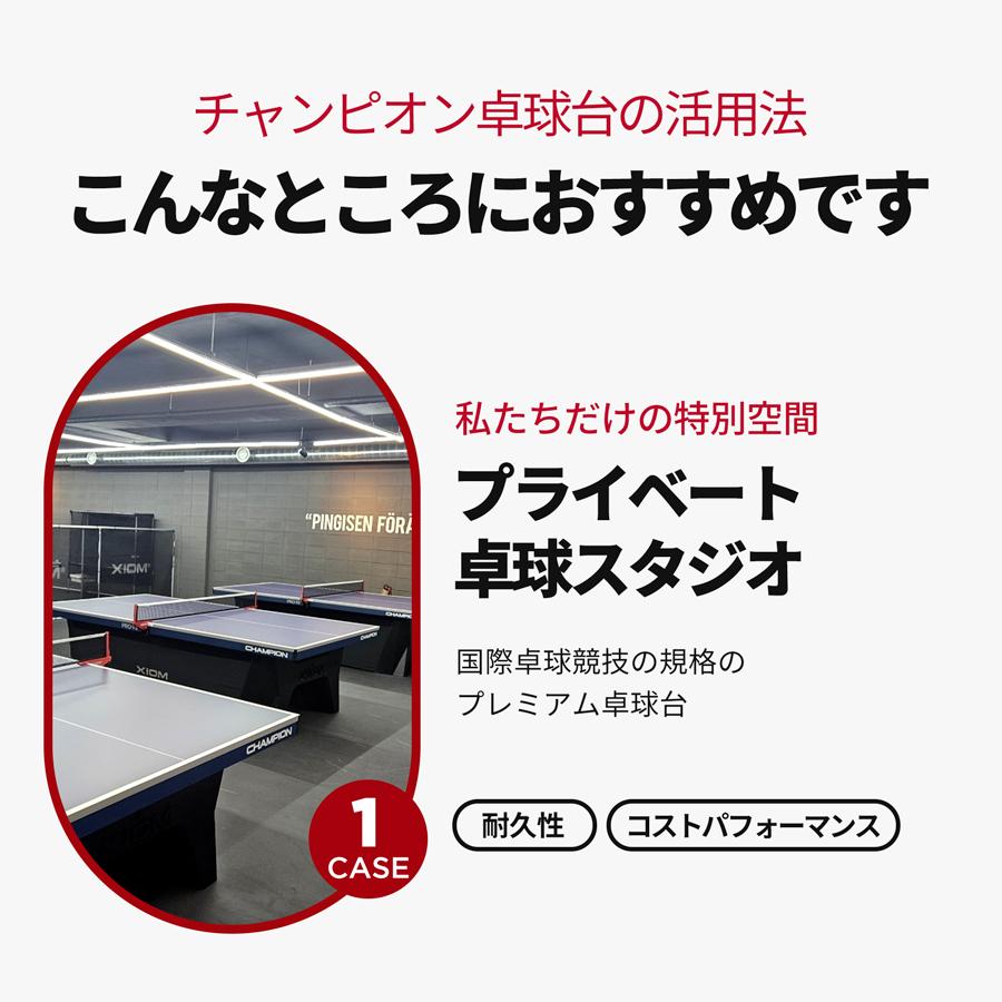 XIOM [XIOM] S-33 国際規格サイズ 卓球台 ピンポン台 卓球 卓球机 