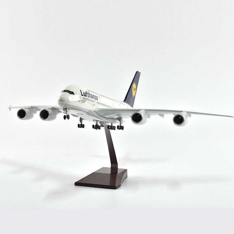 ルフトハンザ A380 ドイツ航空 模型飛行機 ドイツ LED点灯 1/160