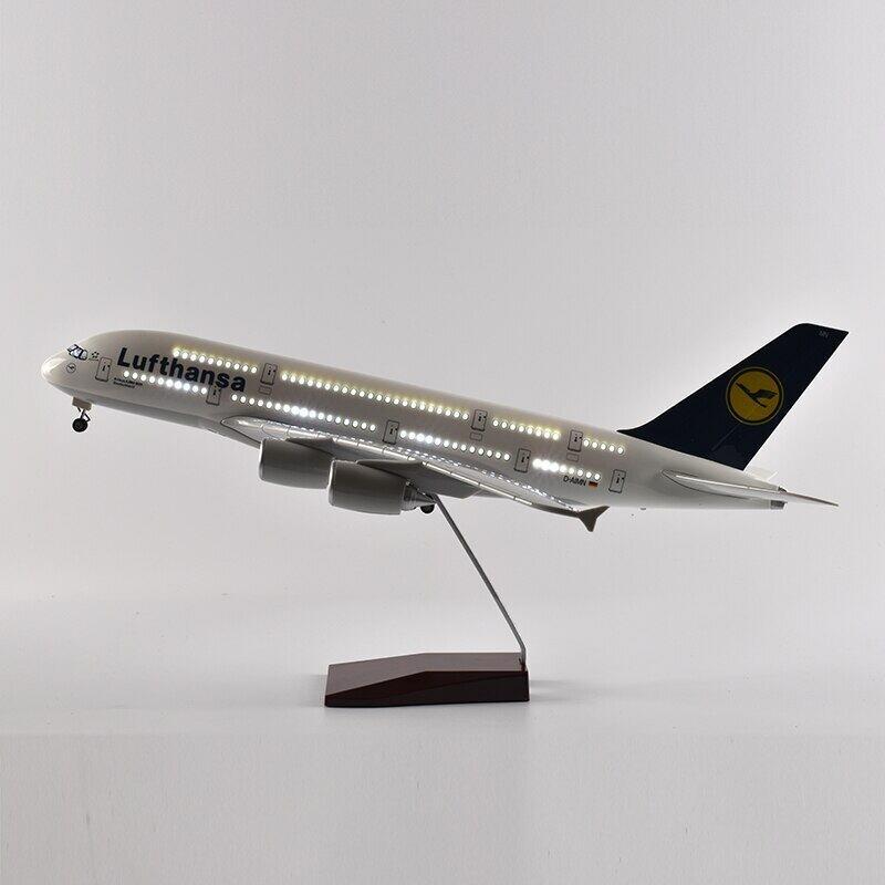 ルフトハンザ A380 ドイツ航空 模型飛行機 ドイツ LED点灯 1/160