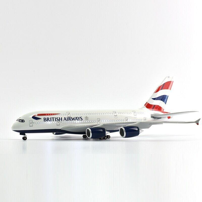 模型・プラモデル エアバス A380 1/160 飛行機 46cm LEDライト点灯