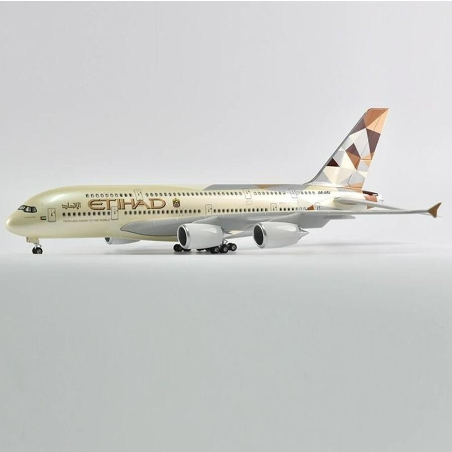エティハド A380 模型飛行機 航空機 飛行機模型 LEDライト