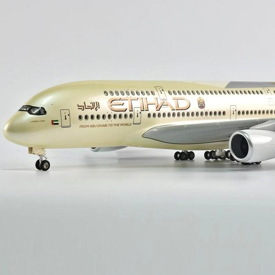 エティハド A380 模型飛行機 航空機 飛行機模型 LEDライト