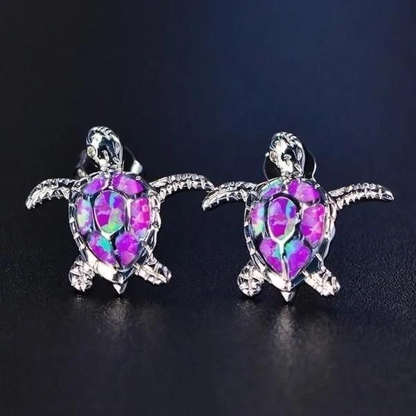 k14金ピアス ハワイアンジュエリー　ウミガメ　海亀 ハワイアンジュエリー ハワイアンジュエリーピアス 14金 14K