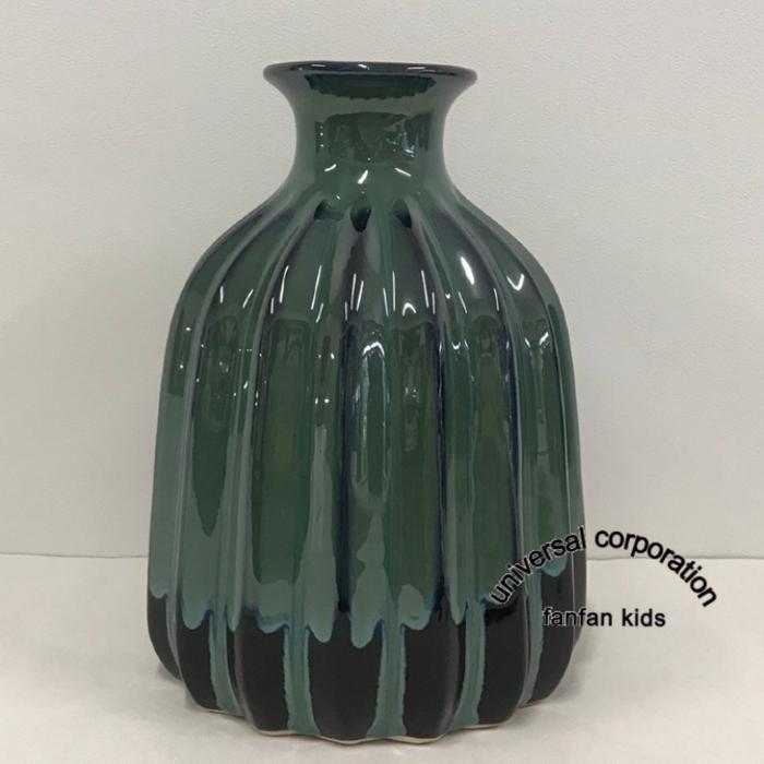 花瓶 アジアン ベトナム 壺 陶器 置物 飾り おしゃれ お祝い 結婚 記念