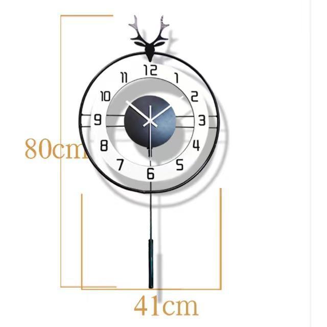 北欧 鹿の頭 壁掛け時計 シンプル モデル フォトフレーム付 北欧 鹿の頭 壁掛け時計 シンプル モデル フォトフレーム付 大きい