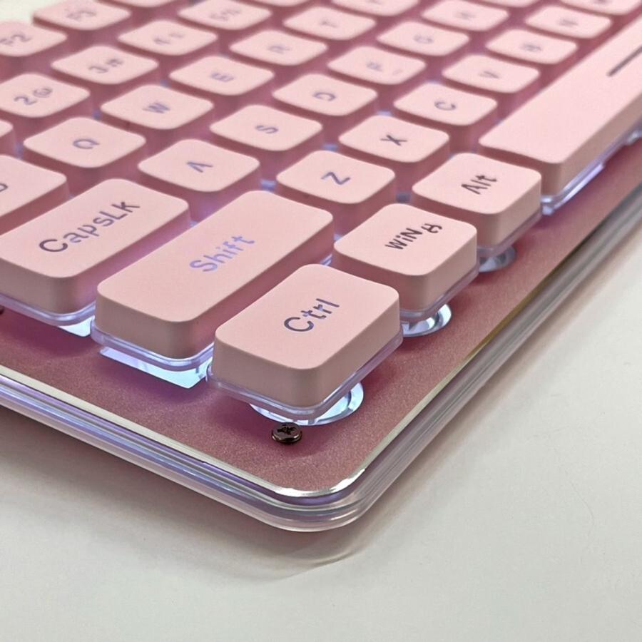 美品Vaio pro PK i5 _16G_256GB ピンクに光るキーボード キーボード 光る 有線キーボード 可愛い メンブレン PC パソコン LED