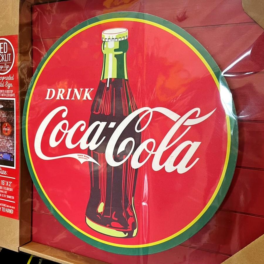 看板 コカコーラ コロナ ライトサイン LED ウォールデコレーション