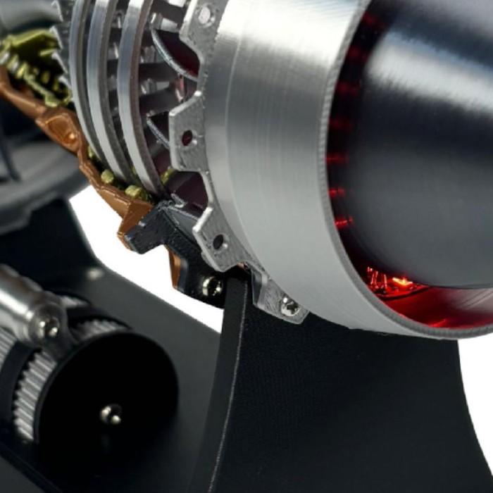 B 航空機 エンジン 模型 完成品 飛行機タービン 回転 出力レバー 速度