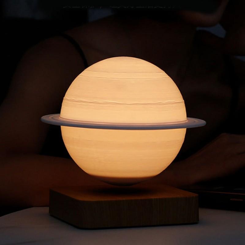 土星 卓上スタンド 磁気浮上 led 卓上ランプ テーブルライト 間接照明 