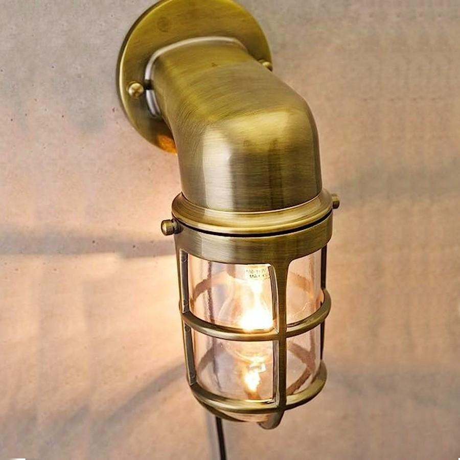 ウォールランプ ブィンテージランプ LED電球 照明 ライト ブロンズ DIY