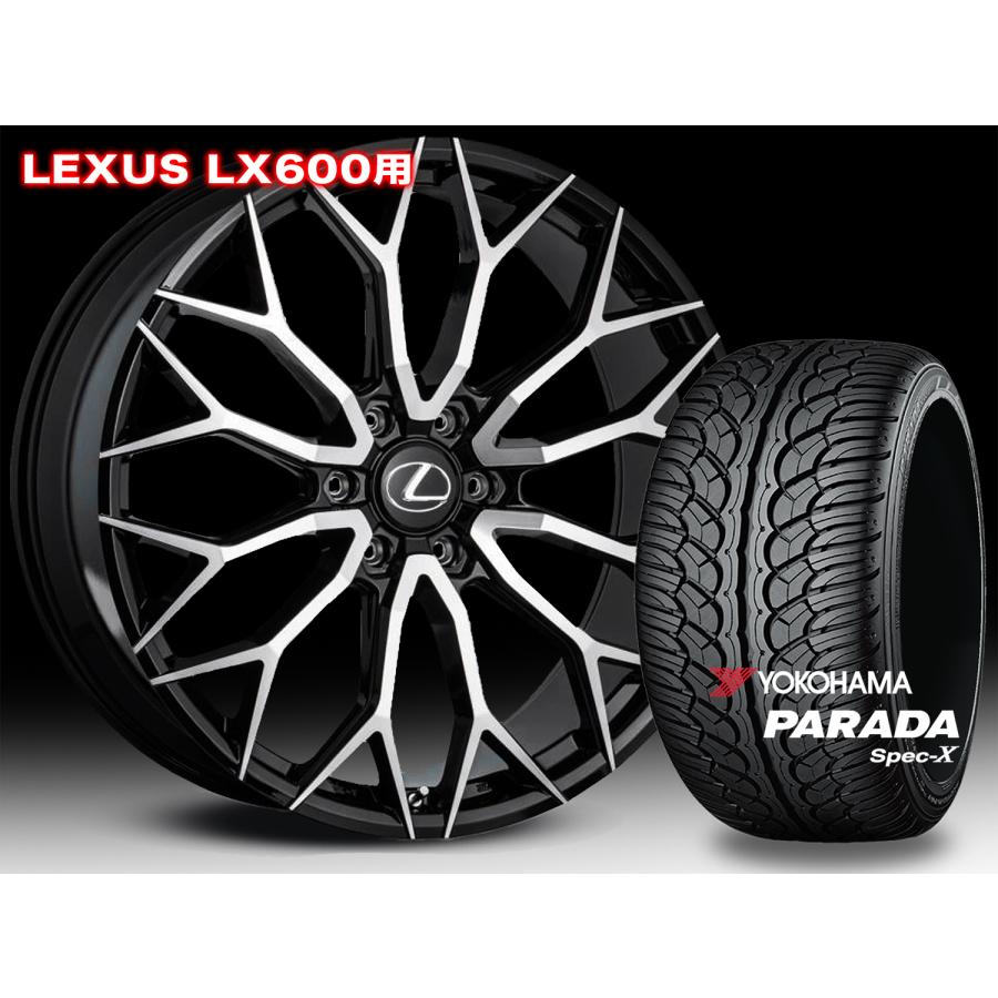 レクサスLX600/LX700h用 UNIVERSAL DESIGN FF02M 24100 55 6/139 BLACK