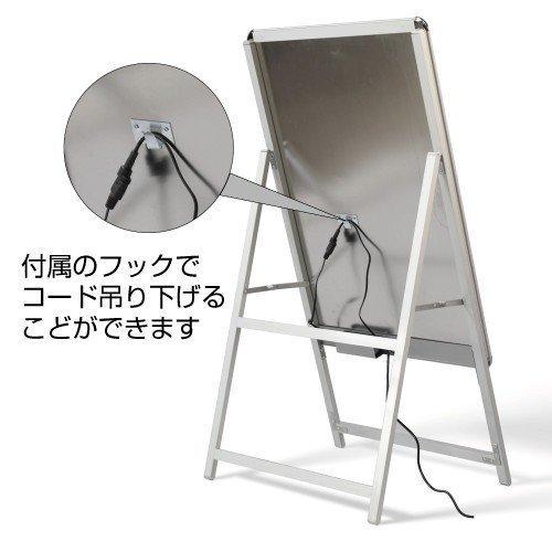 送料無料】(スタンド付きLEDライトパネル看板、バリウエイト大 送料無料】(スタンド付きLEDライトパネル看板、バリウエイト大