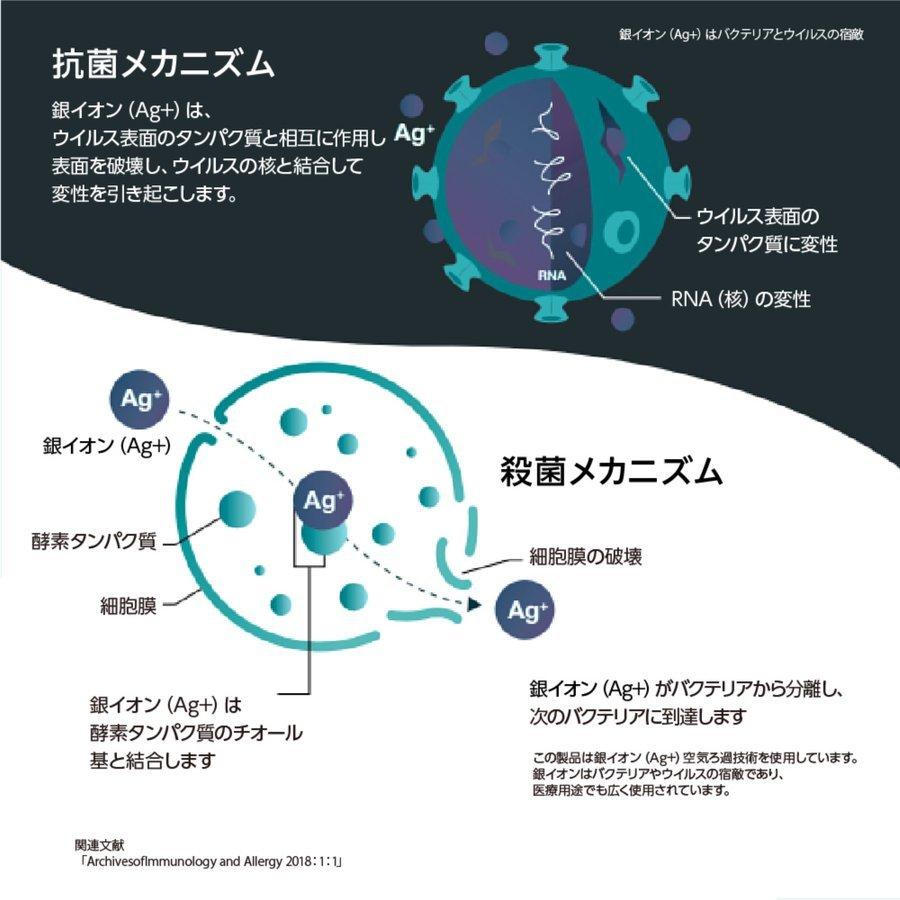 日本初！AG+銀イオンプラズマ 銀イオン空気清浄機 約6〜15畳用