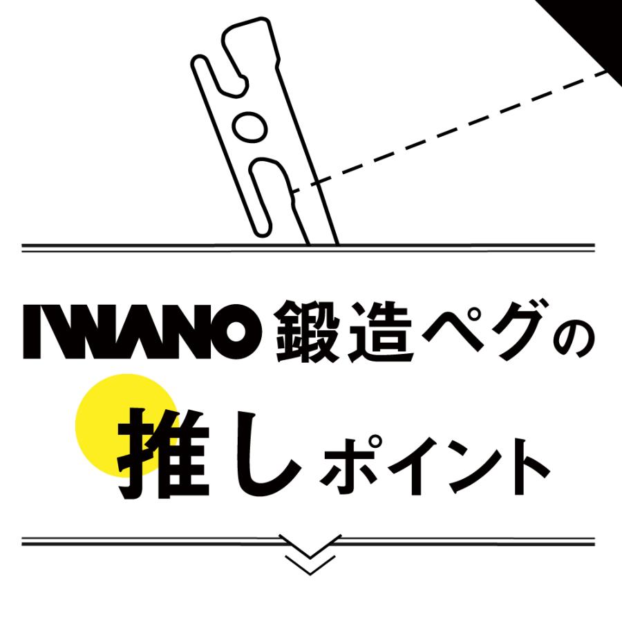 ペグ 30cm 日本製 IWANO 鍛造 32本セット 鍛造ペグ カチオン電着 塗装 キャンプ アウトドア |  | 05