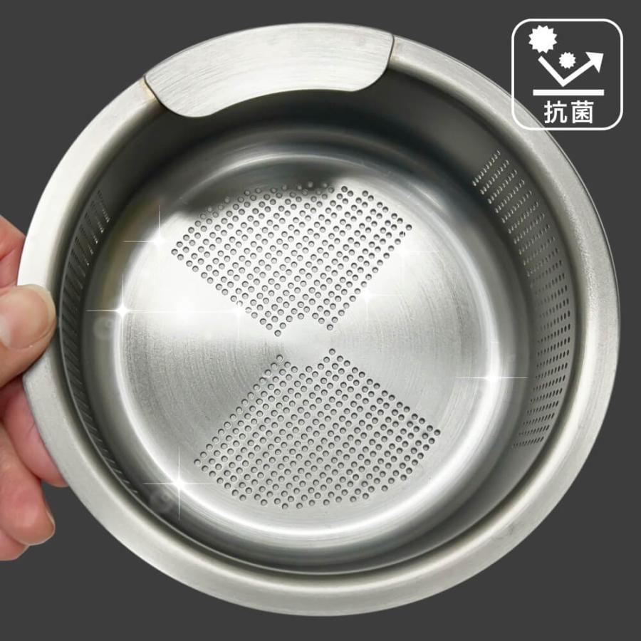 排水口 ゴミ受け ステンレス キッチン シンク 135mm 抗菌 特殊 防汚加工 防汚 コーティング IWANO イワノ 13.5cm |  | 08