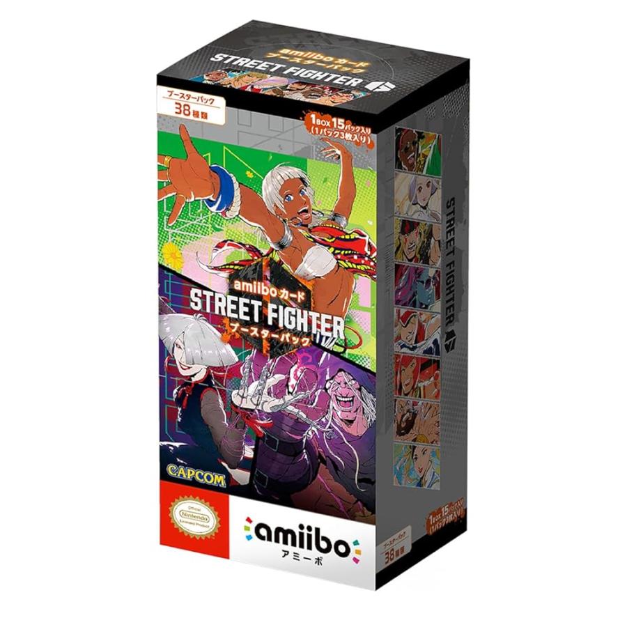 ストリートファイター6 amiiboカード　15パック　新品未開封 ストリートファイター6 amiiboカード ブースターパック（1BOX 15パック
