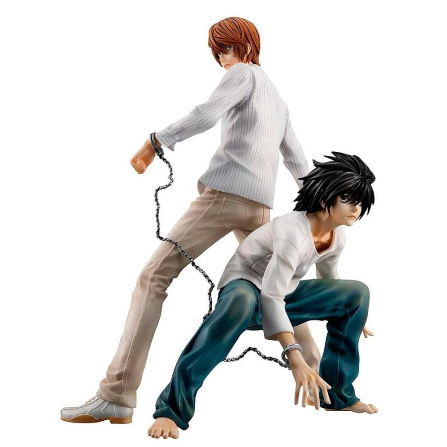 【初版】G.E.M.シリーズ　DEATH NOTE　夜神月＆L　フィギュア G.E.M.シリーズ DEATH NOTE(デスノート) 夜神月＆L 完成品フィギュア