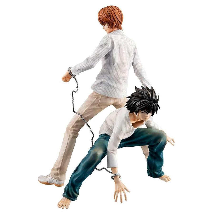 G.E.M.シリーズ DEATH NOTE(デスノート) 夜神月＆L 完成品フィギュア