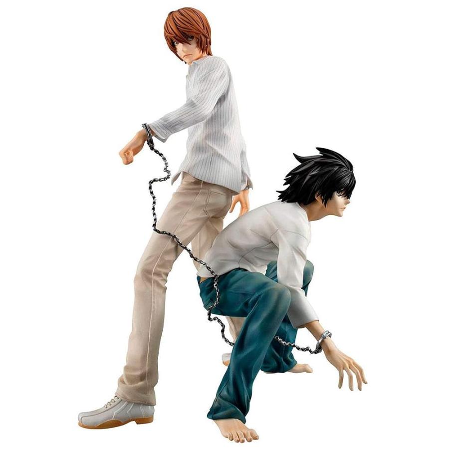 G.E.M.シリーズ DEATH NOTE(デスノート) 夜神月＆L 完成品フィギュア
