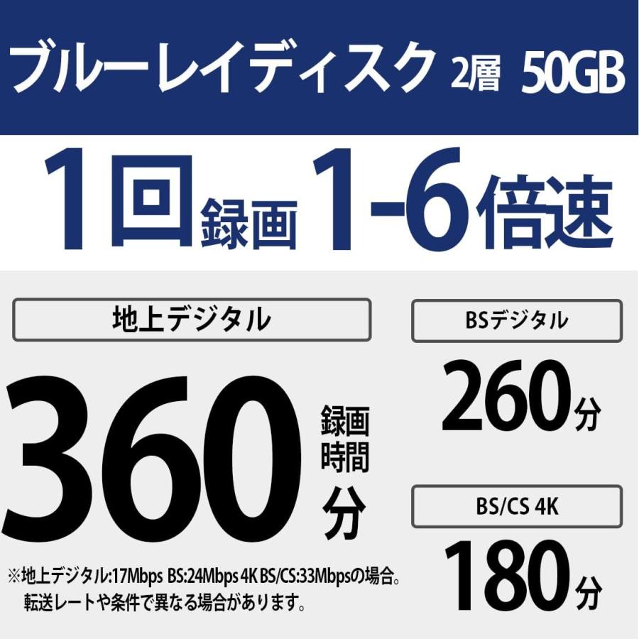 SONY（ソニー） ブルーレイディスク BD-R DL 50GB (1枚あたり地デジ約6