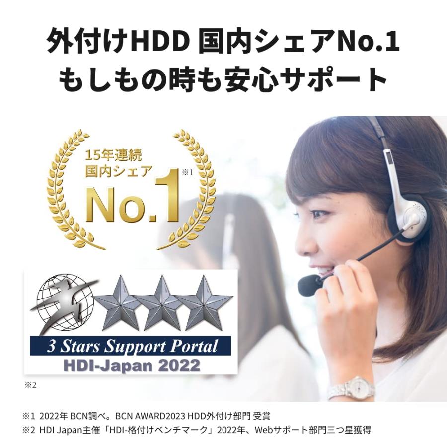 BUFFALO（バッファロー） ポータブルHDD 2TB HD-PCFS2.0U3-BBA データ