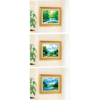 工藤昭重油絵額F6金　1146240・奥入瀬川