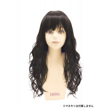 プリシラ オールウィッグ フラッフィーウェーブロング A-701 耐熱　TCK・ショコラブラック 【北海道・沖縄・離島配送不可】 プリシラ オールウィッグ フラッフィーウェーブロング A-701 耐熱 TCK