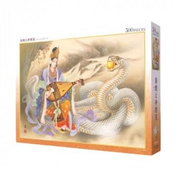 ジグソーパズル 小妻 要 白蛇と弁財天 500ピース 500-324 : KAIKENSHOP