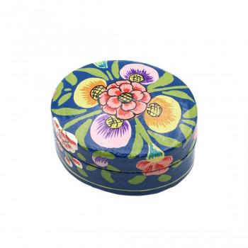 ペーパーマッシュBOX S フラワーブルー 32525811442 : KAIKENSHOP