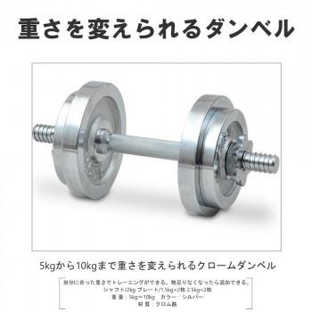 クロームダンベル10Kg NK7201 : KAIKENSHOP - 通販 - Yahoo!ショッピング