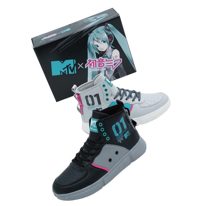 新品】MTV×初音ミクコラボスニーカー28.0cm ブラック/限定スニーカー
