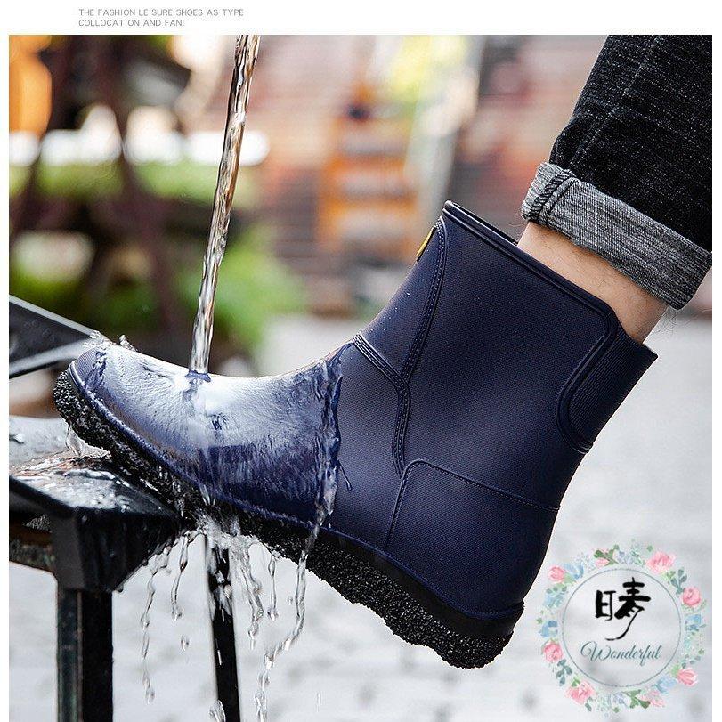 店舗良い レインシューズ ブーツ レインブーツ メンズ 雨靴 レインシューズ ショートブーツ レインブーツ 雨靴 メンズ レインシューズ ショートブーツ 防水 長靴 ブーツ 雨の日 お洒落 梅雨 通勤 滑り止め 雨具 男 シューズ