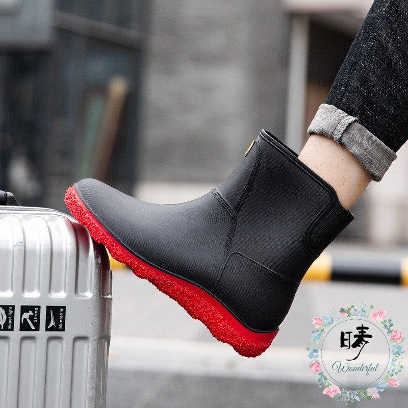 店舗良い レインシューズ ブーツ レインブーツ メンズ 雨靴 レインシューズ ショートブーツ レインブーツ 雨靴 メンズ レインシューズ ショートブーツ 防水 長靴 ブーツ 雨の日 お洒落 梅雨 通勤 滑り止め 雨具 男 シューズ