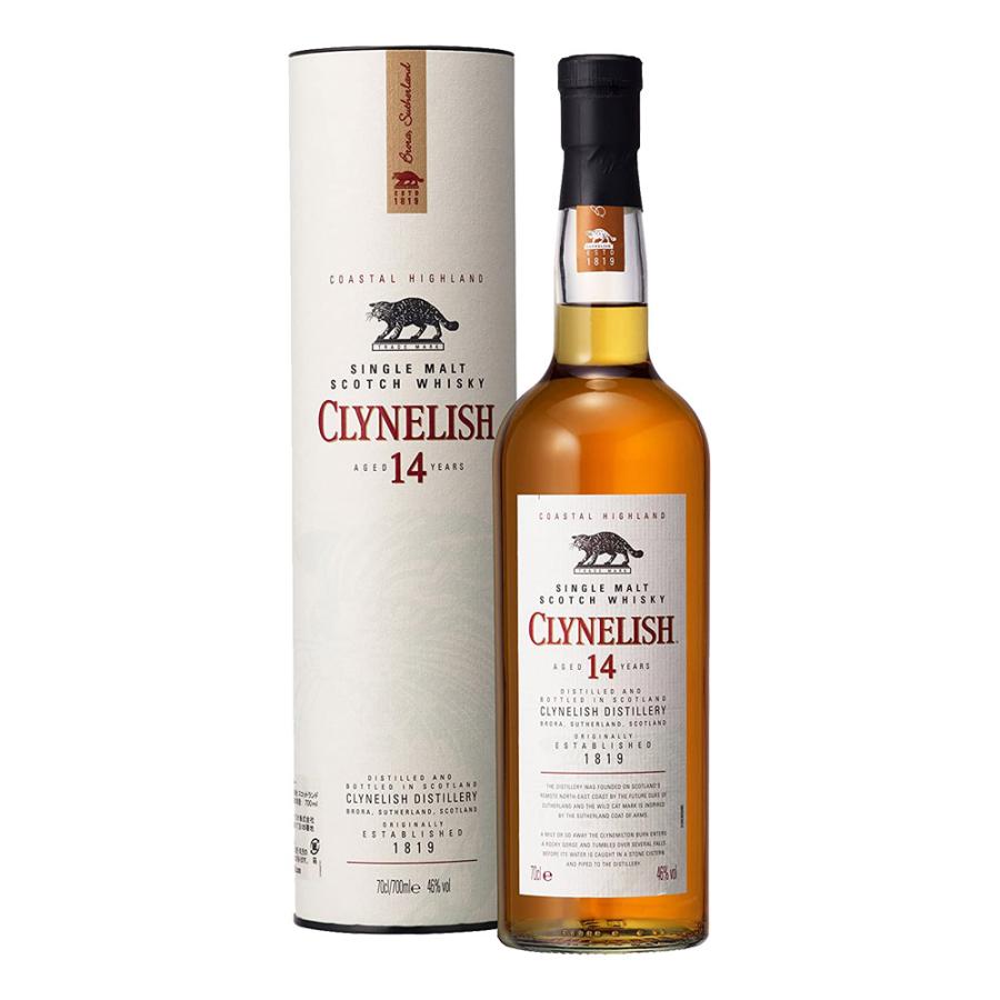 ウイスキー スコッチ ハイランド シングルモルト クライヌリッシュ 14年 46度 700ml 箱入り CLYNELISH | 