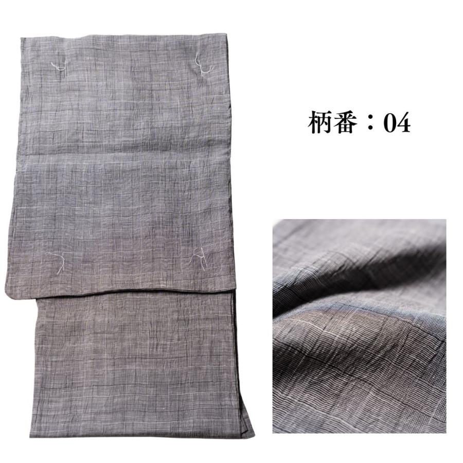 お仕立て上がりレディース浴衣単品 麻100％ むさしの物語 近江ちぢみ