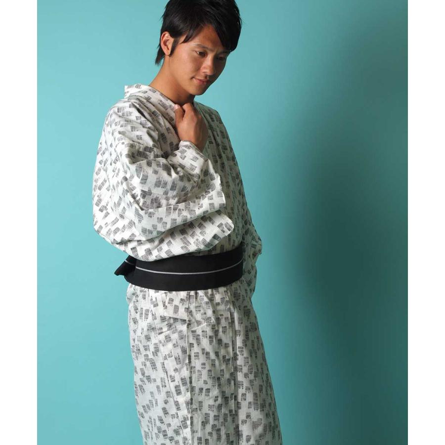 浴衣 メンズ/送料無料/日本製高級生地/浴衣+帯+下駄+腰紐/高級ローケツ