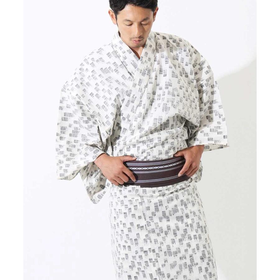 浴衣 メンズ/送料無料/日本製高級生地/浴衣+帯+下駄+腰紐/高級ローケツ