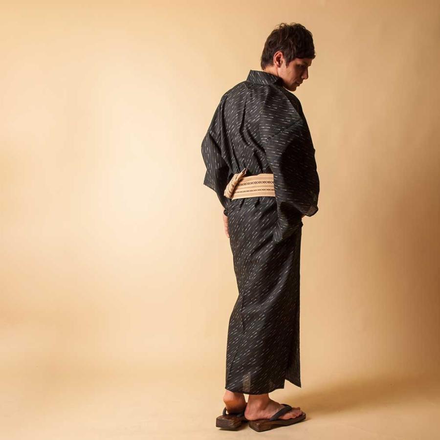 メーカー包装済 送料無料 高級モダン絣 男性用浴衣4点セット 日本製 Lachurrasqueria Com