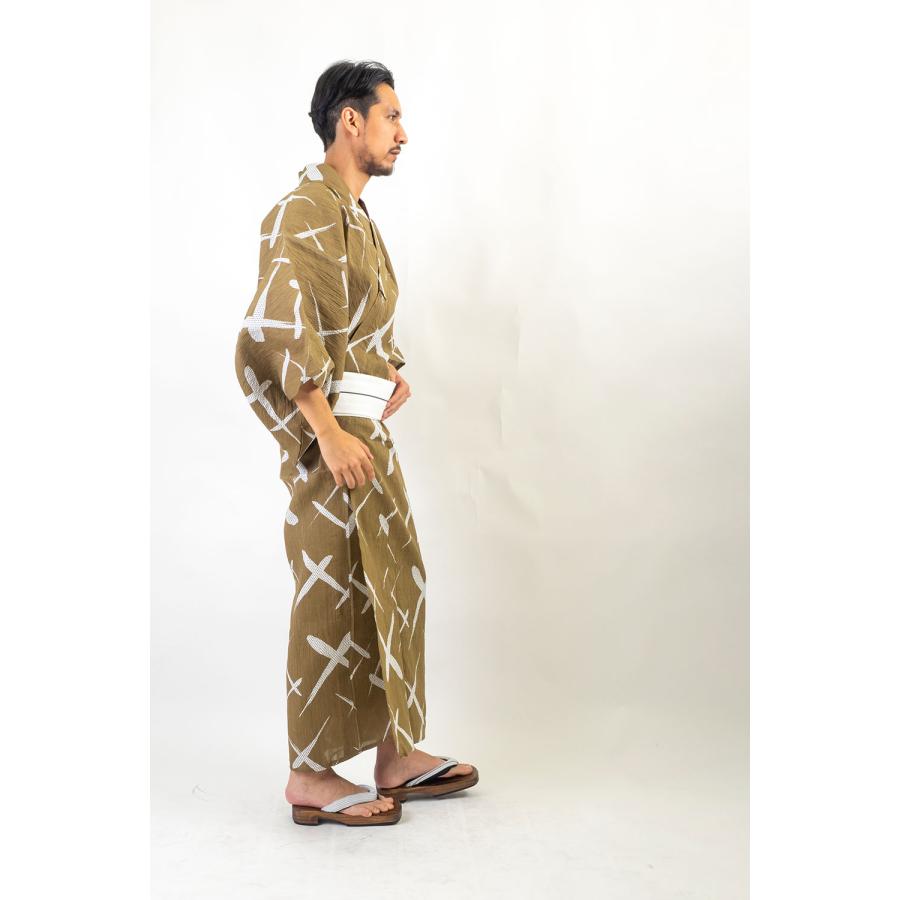 オール新品■高級麻30％入，染め分粋，綿麻大人浴衣，高級帯留め，桐下駄６点セット 楽天市場】【utatane 綿麻 高級変わり織 浴衣3点セット 先染め