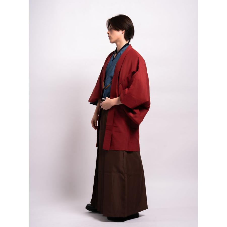 レンタル】【対応身長170cm-180cm】男性用羽織り袴フルセットremhs-hre
