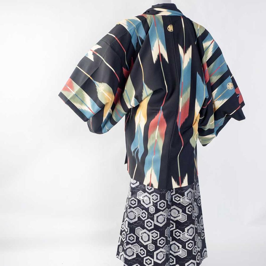 【値下げ・名盤】 ｜往復送料弊社負担｜【レンタル】【対応身長160cm-170cm】男性用レンタル紋付き袴フルセット｜紋付きフルセット｜紋付袴レンタル｜羽織紐｜袴｜はかま｜ 【G3451438157】(21780円)