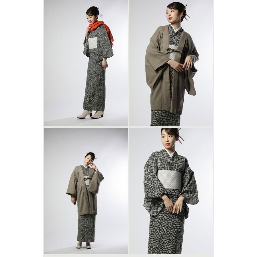 高級お仕立て上がり着物単品【Shangri-la】鹿の子小紋 レディース 単衣