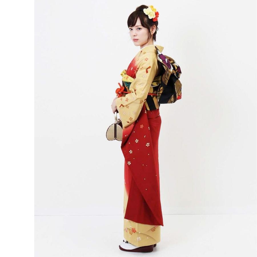 対応身長155cm〜170cm】【ポップ・キュート】【正絹】成人式レンタル