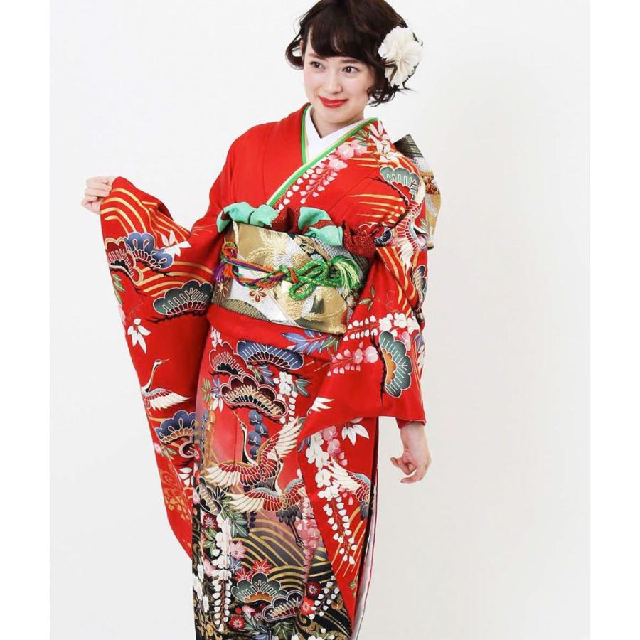 対応身長154-169cm】成人式レンタル振袖フルセット-520 振袖セット
